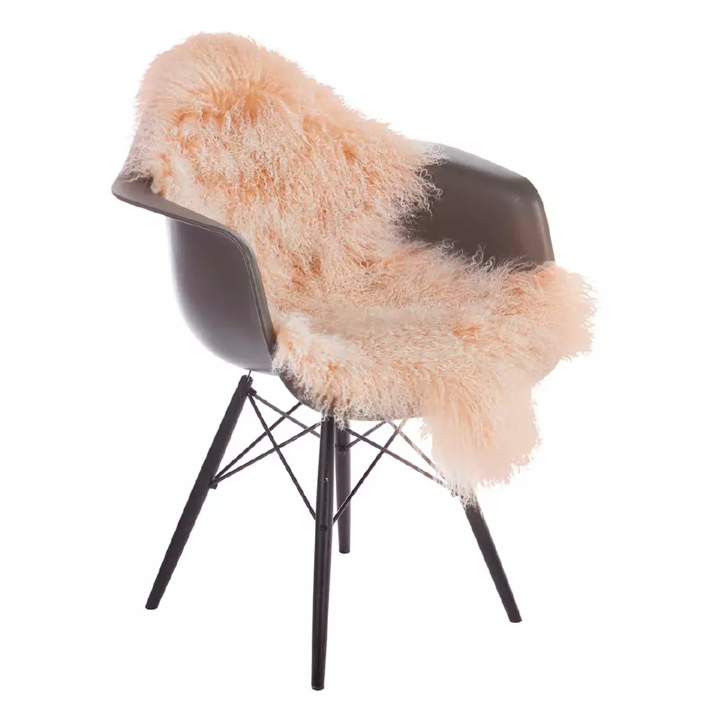 Schaffell Tibet 85 cm, champagne