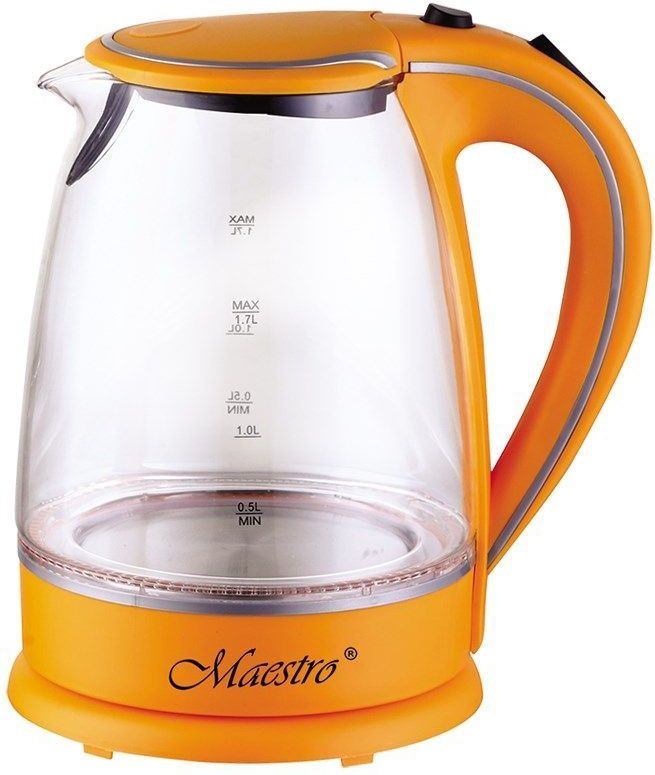 Maestro Czajnik elektryczny 1 7 MR-064-ORANGE Maestro - Waterkoker - Oranje - Transparant