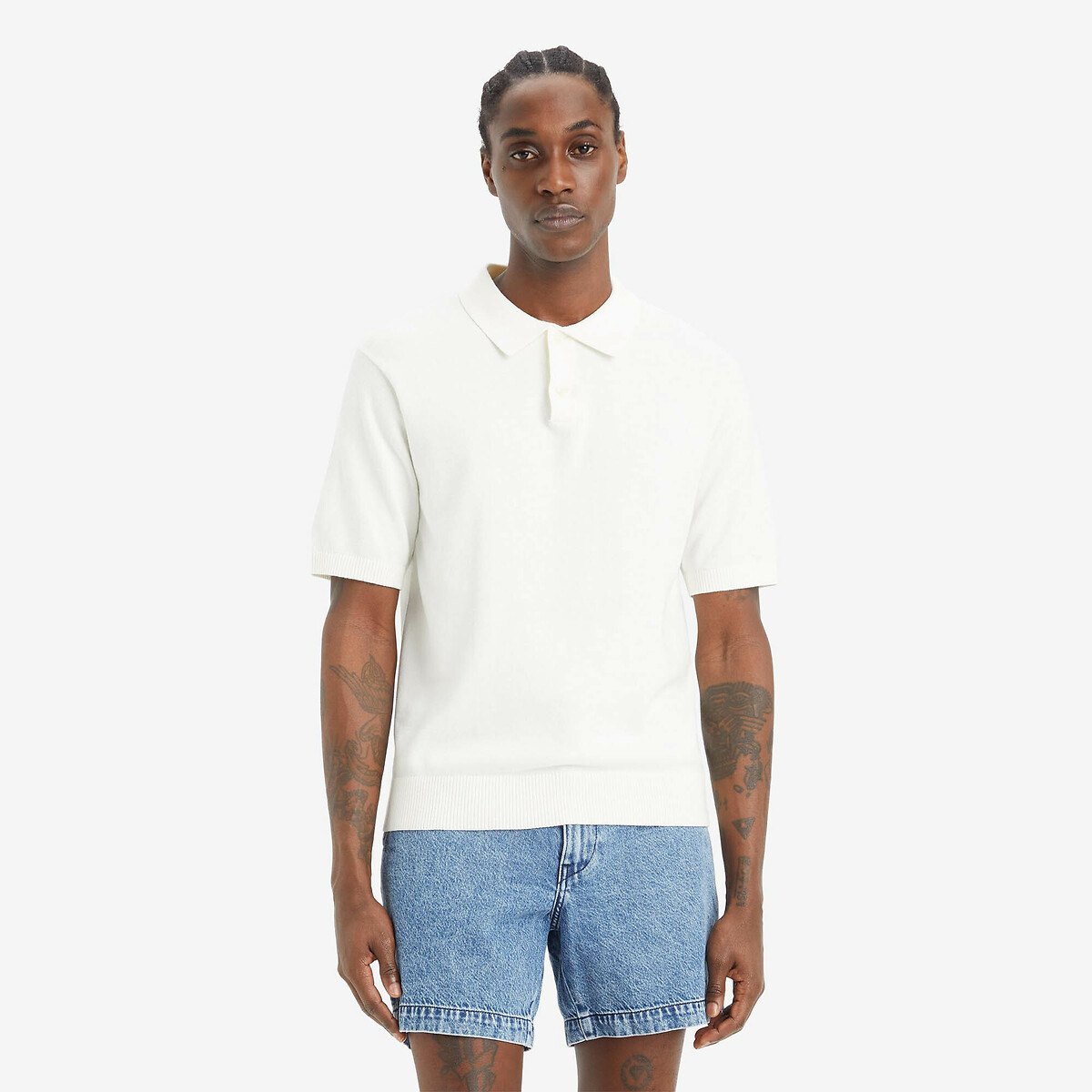 Camisa polo de malha de manga curta da Levi's