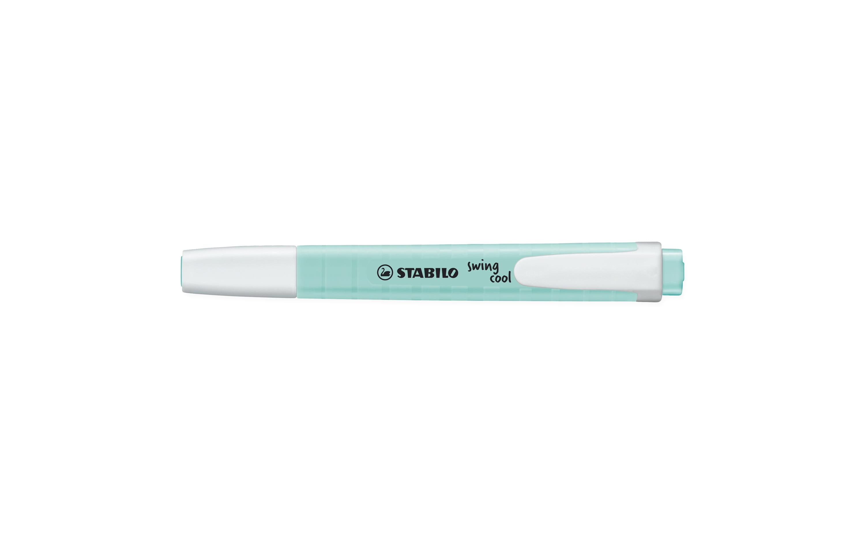 Textmarker Swing cool Pastell TürkisTextmarker 1 - 4 mm mit Clip
