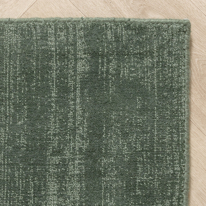 Viscose vloerkleed - Jean Donkergroen