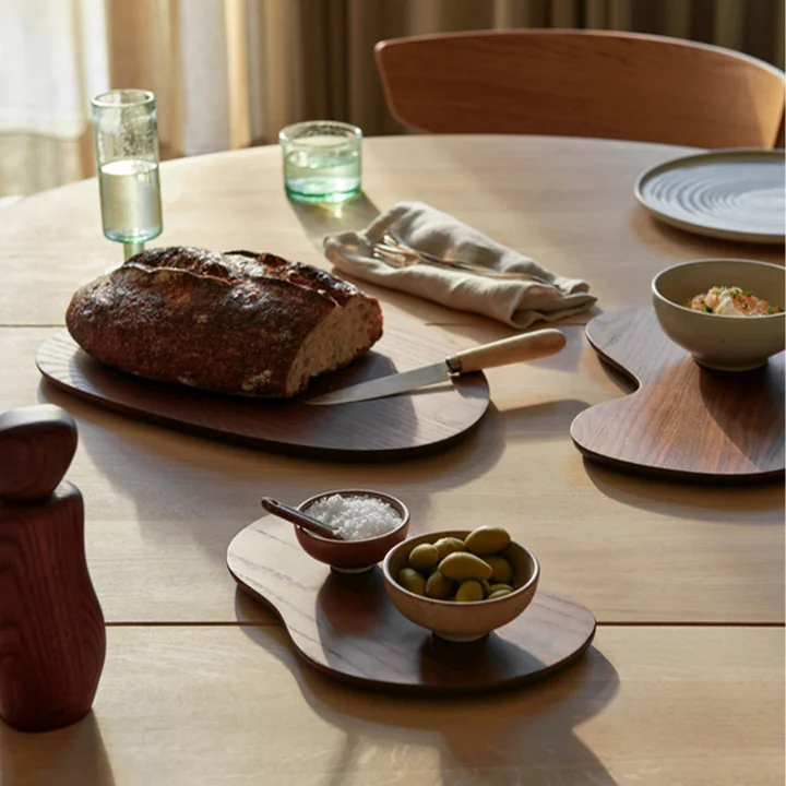 Ferm Living - Cairn Servierbretter / Holzbrett, Eiche (3er-Set)