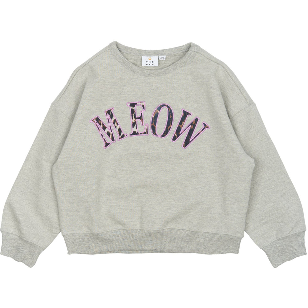 Køb The New Light Grey Melange TNPolina OS Sweatshirt
