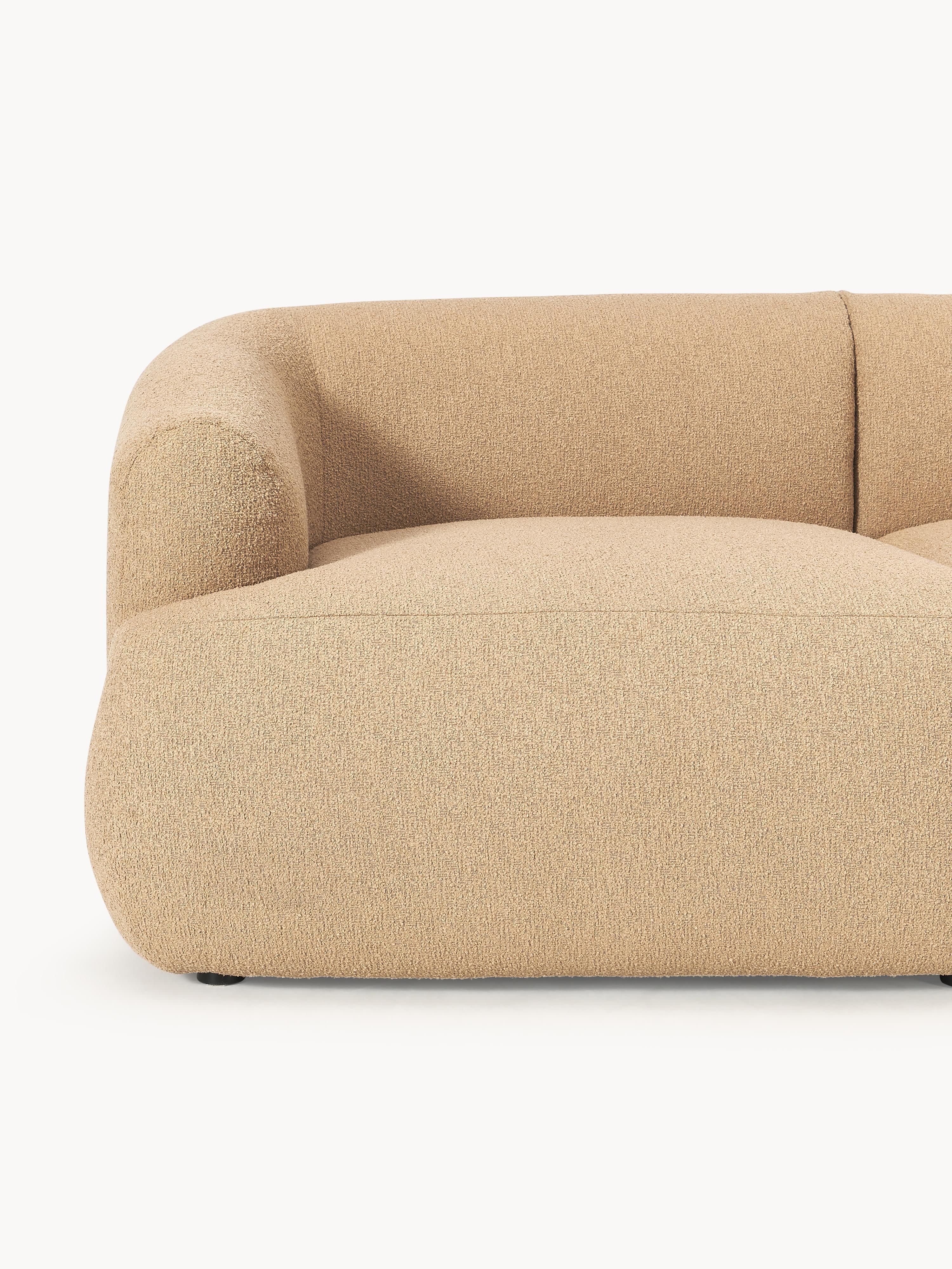 Modulaire bouclé hoekbank Sofia (4-zits)