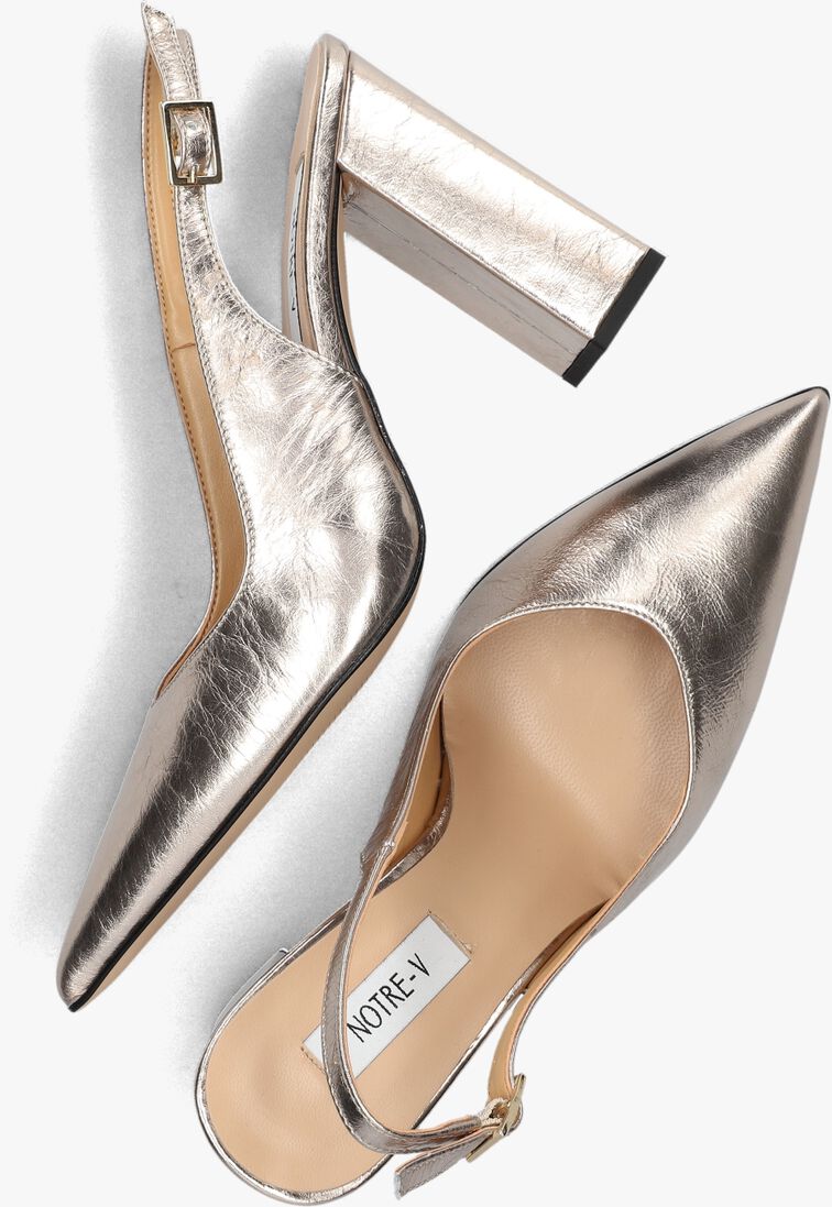 NOTRE-V gouden notre-v pumps 27113