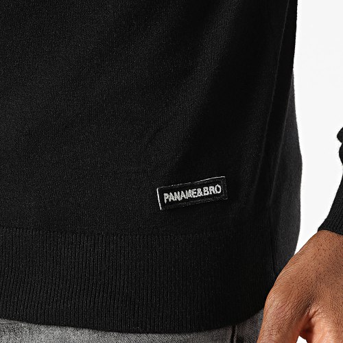 Pull Col Roulé Noir