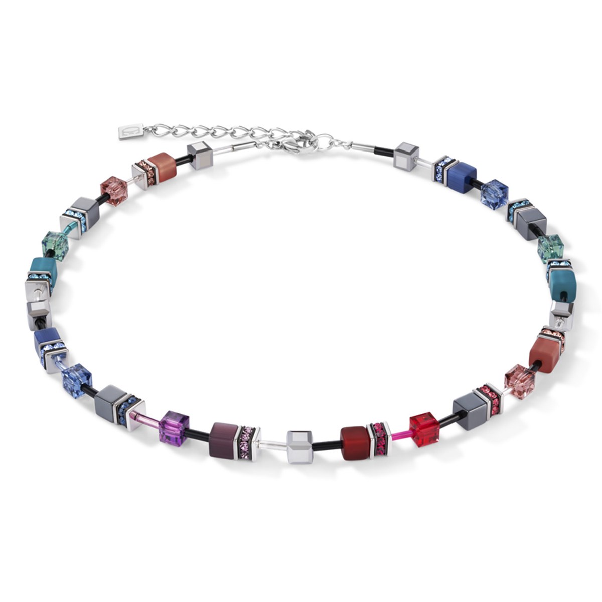 Collier Coeur de Lion Geocube Art multicolore
