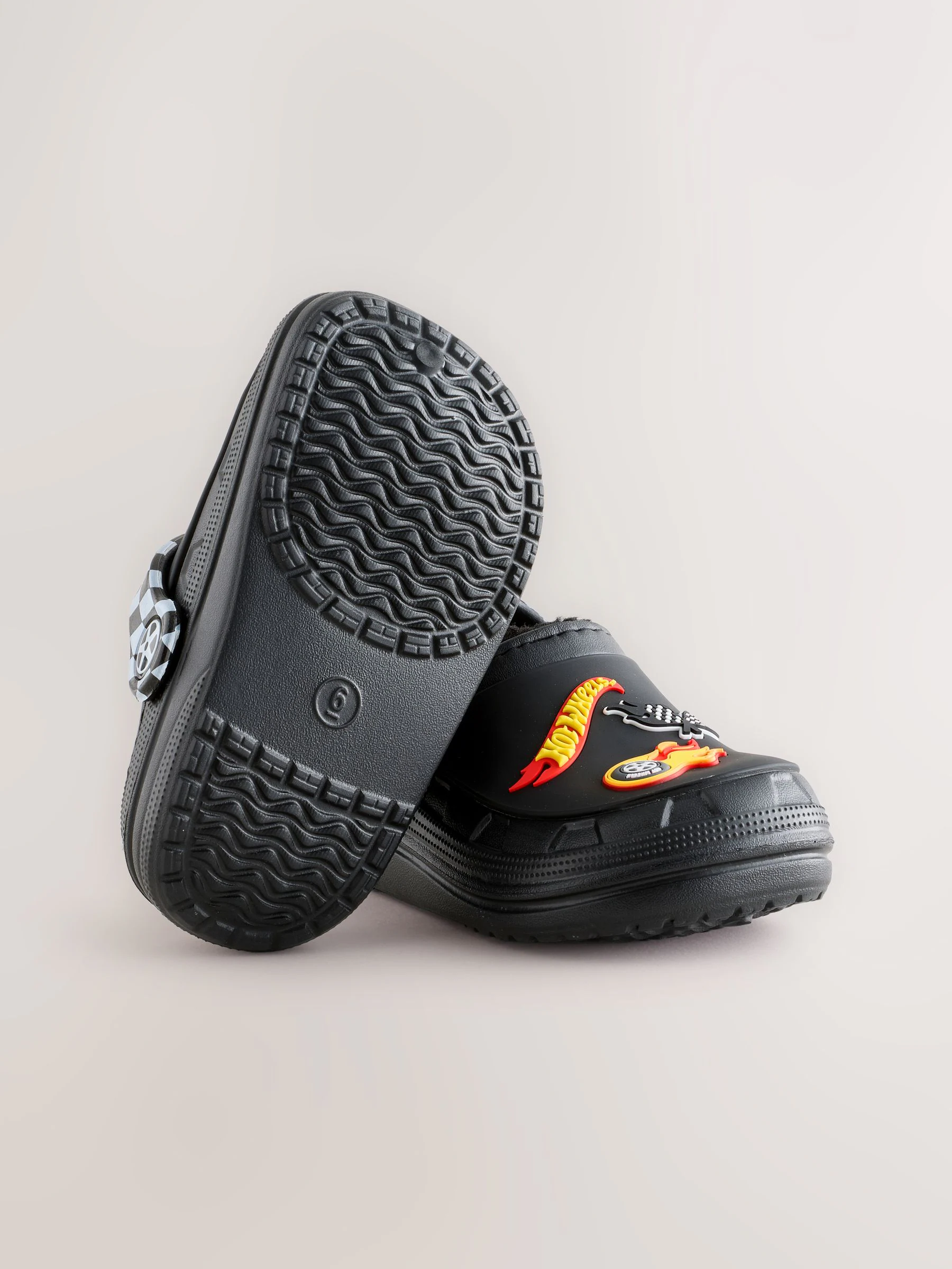 Zwart - Hot Wheels Slipper Clogs