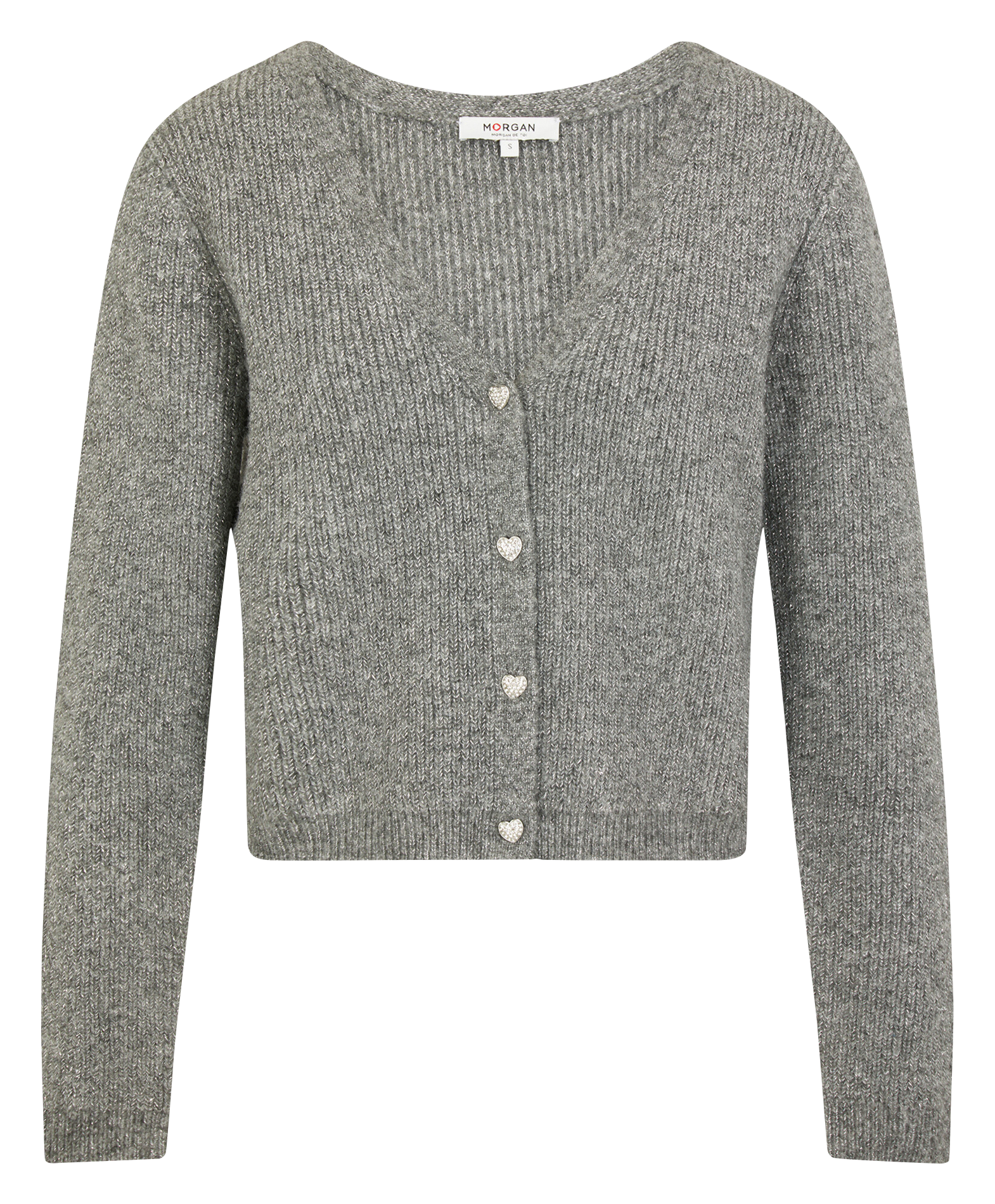 MIMO - Cardigan à col V | Gris