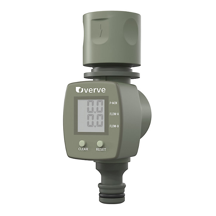 Compteur d'eau LCD Verve avec connecteur rapide