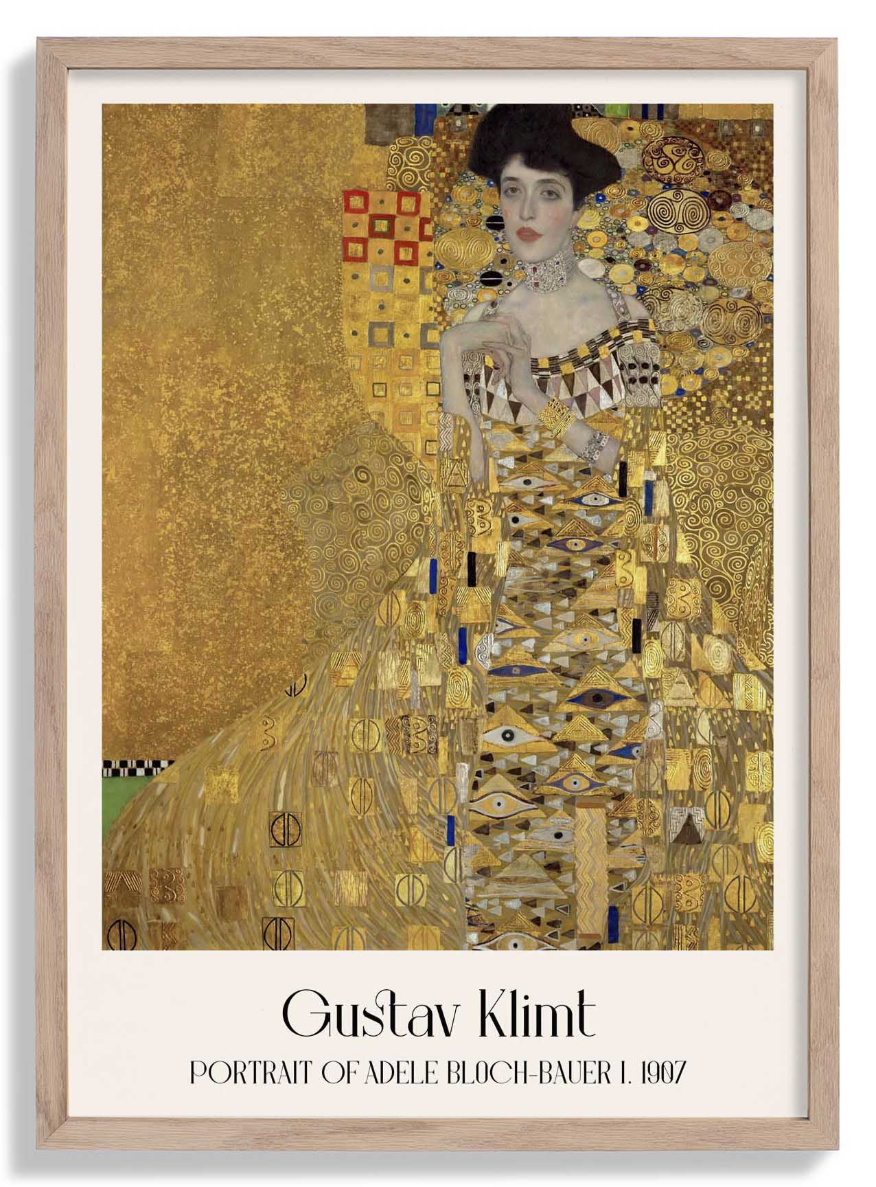 Porträt von Adele Bloch Bauer I by Gustav Klimt
