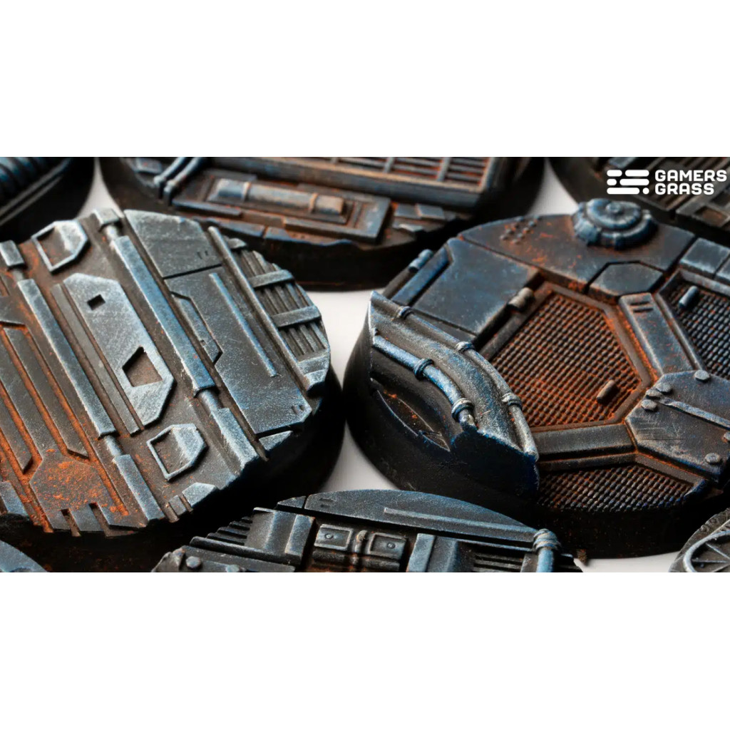 Spaceship Corridor Bases, Round 40mm (x5)