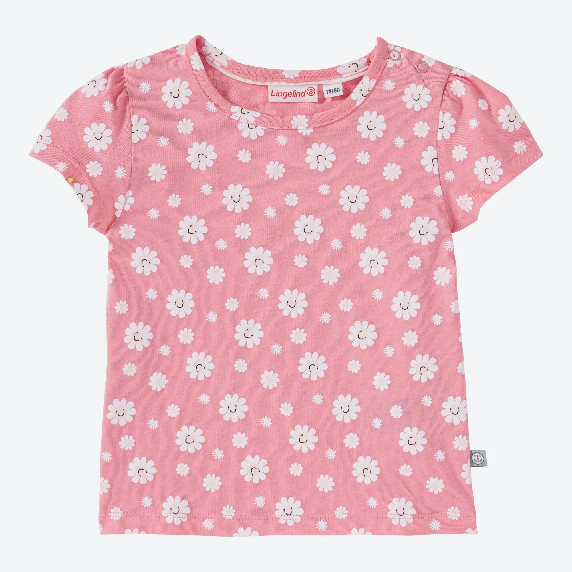 Baby-Mädchen-T-Shirt mit Blumenmuster
