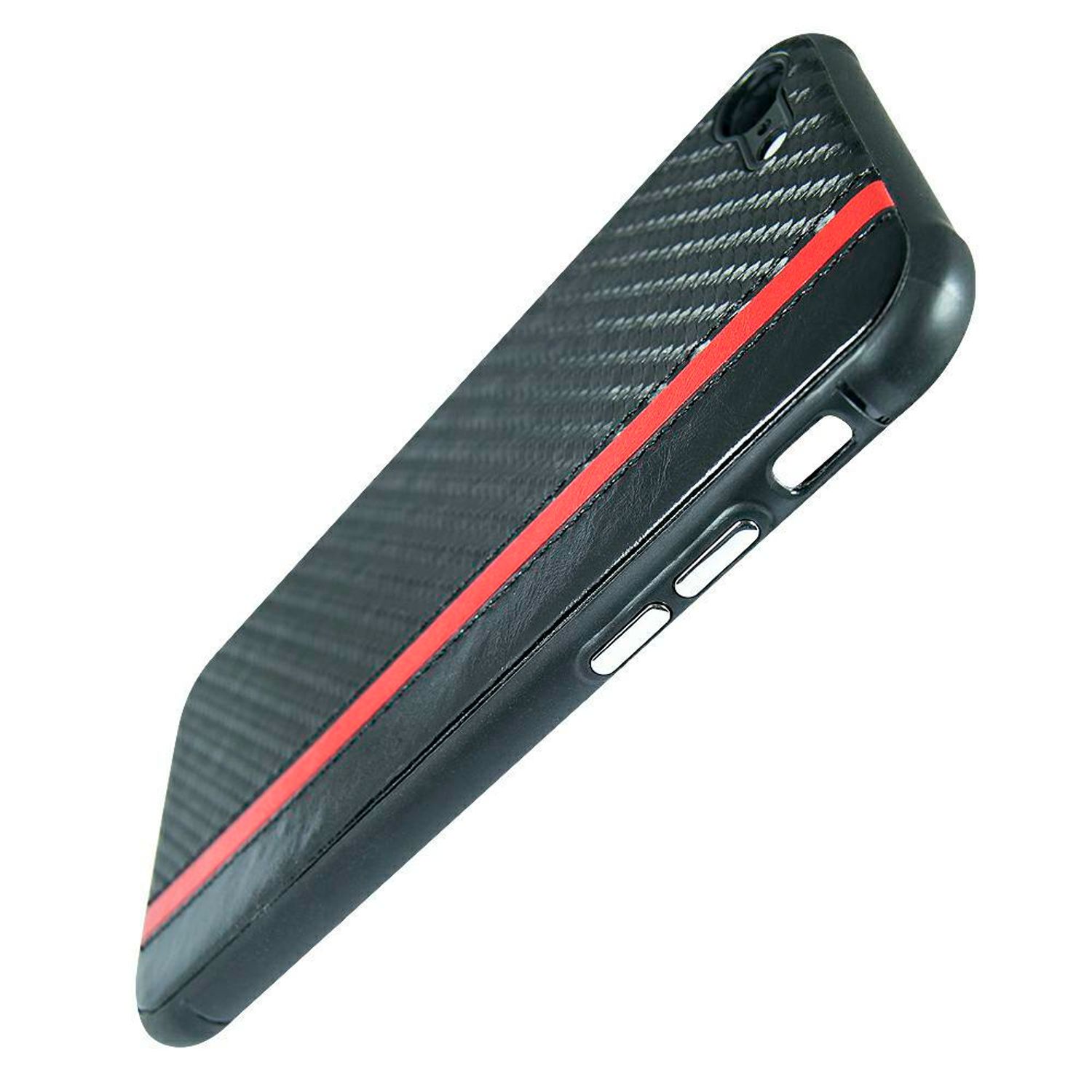 Handyhülle für Huawei P40 Pro Case Cover Schale Carbon Optik Bumper Schwarz Neu