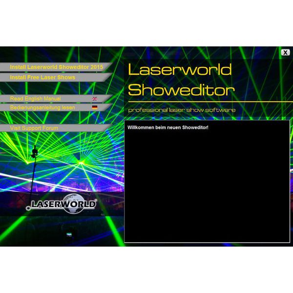 Laserworld ShowNET + Showeditor Software
