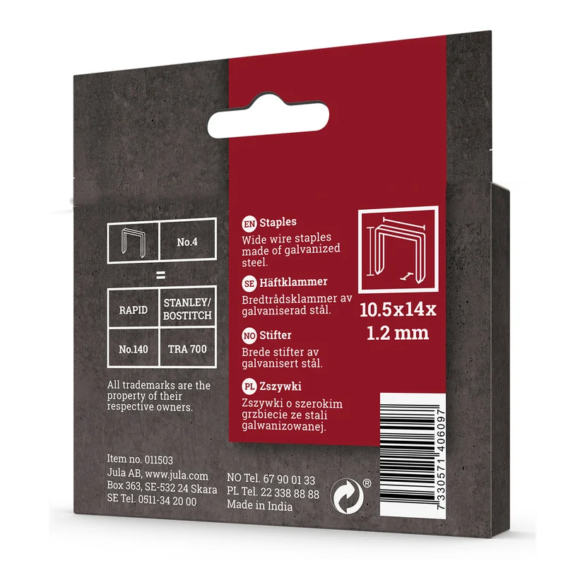 Stifter 1250-pk No. 4 14 mm