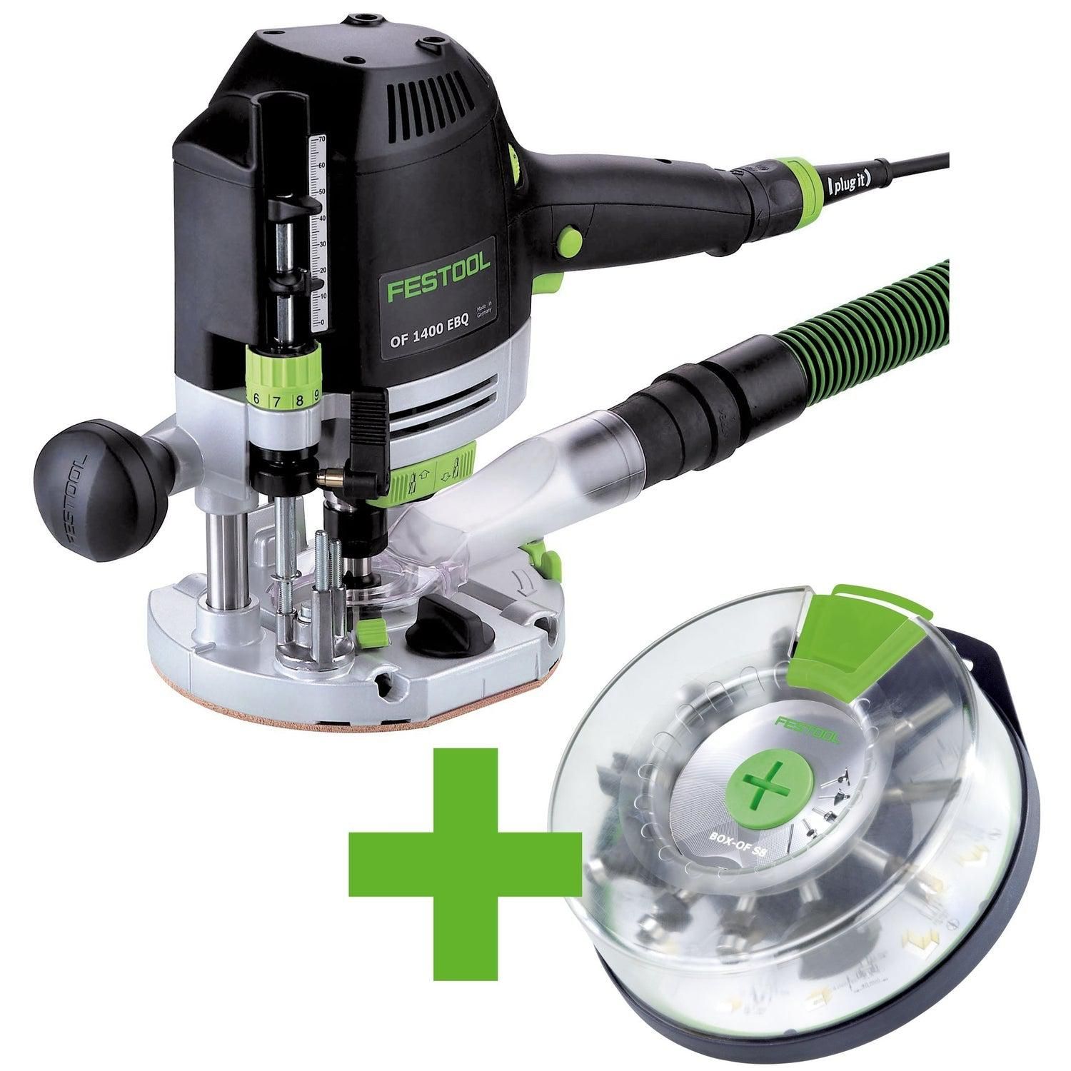 Festool OF 1400 EBQ-Plus   Box-OF-S Bovenfrees - 576540