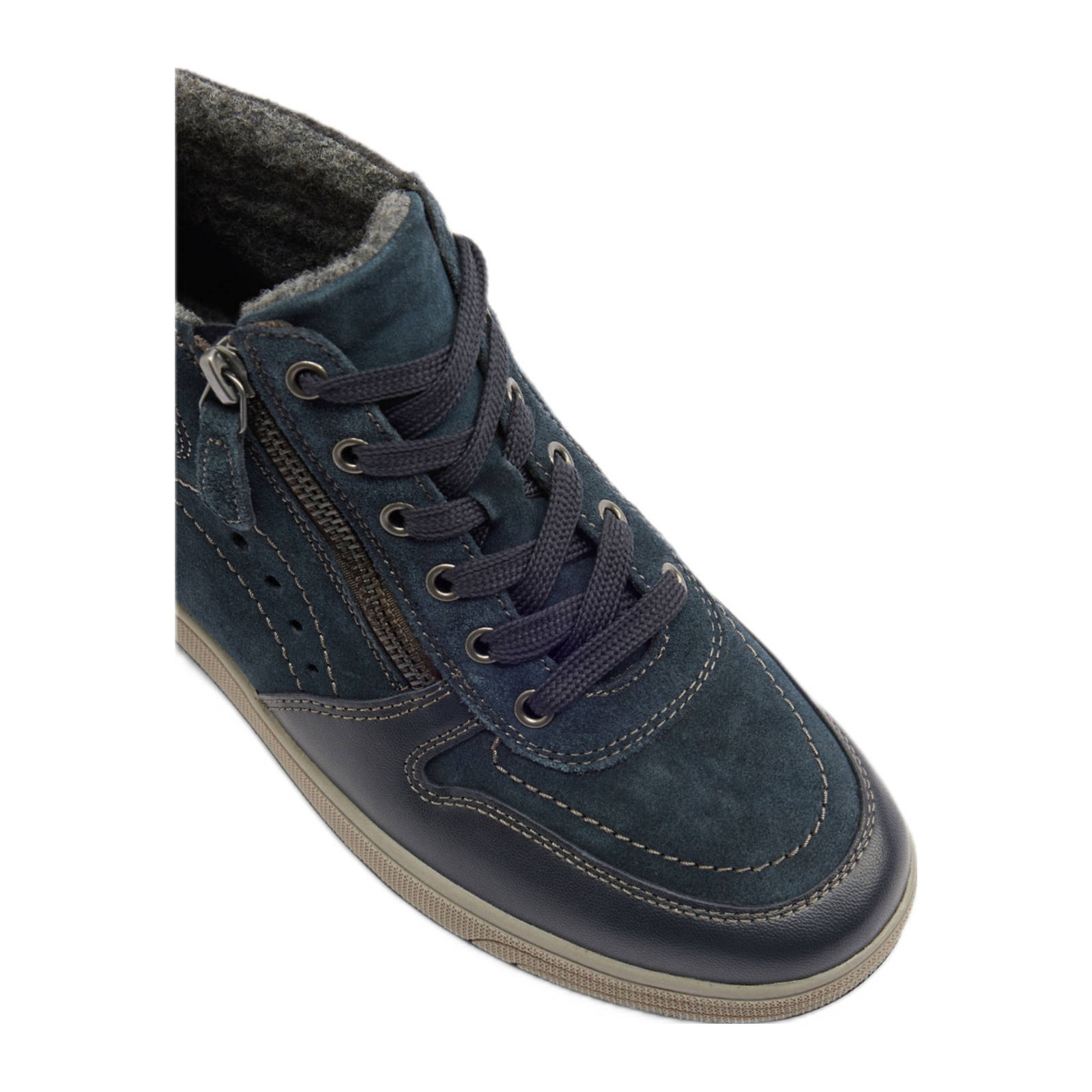 Medicus comfort leren sneakers donkerblauw