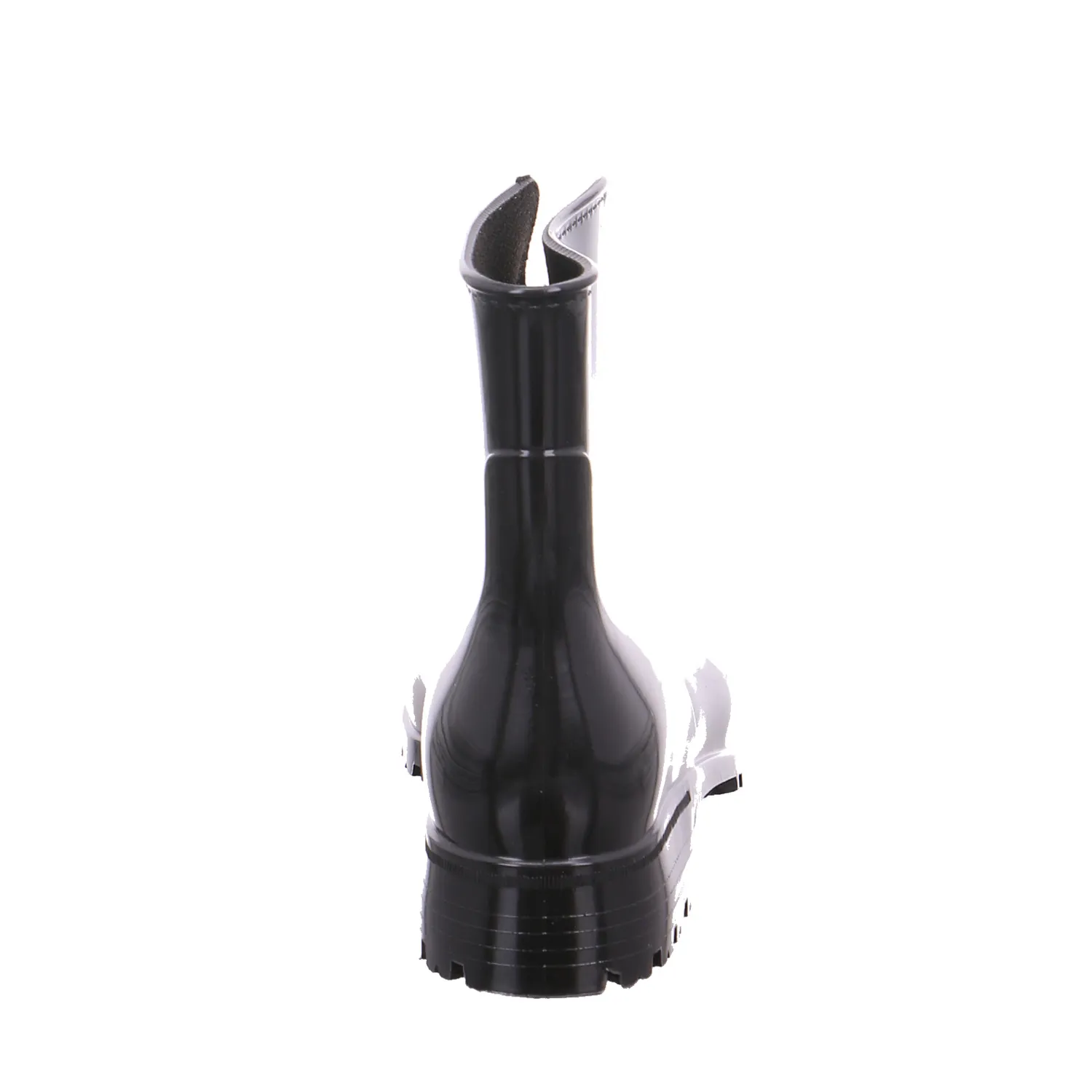 Damen-Gummistiefel Schwarz Synthetik