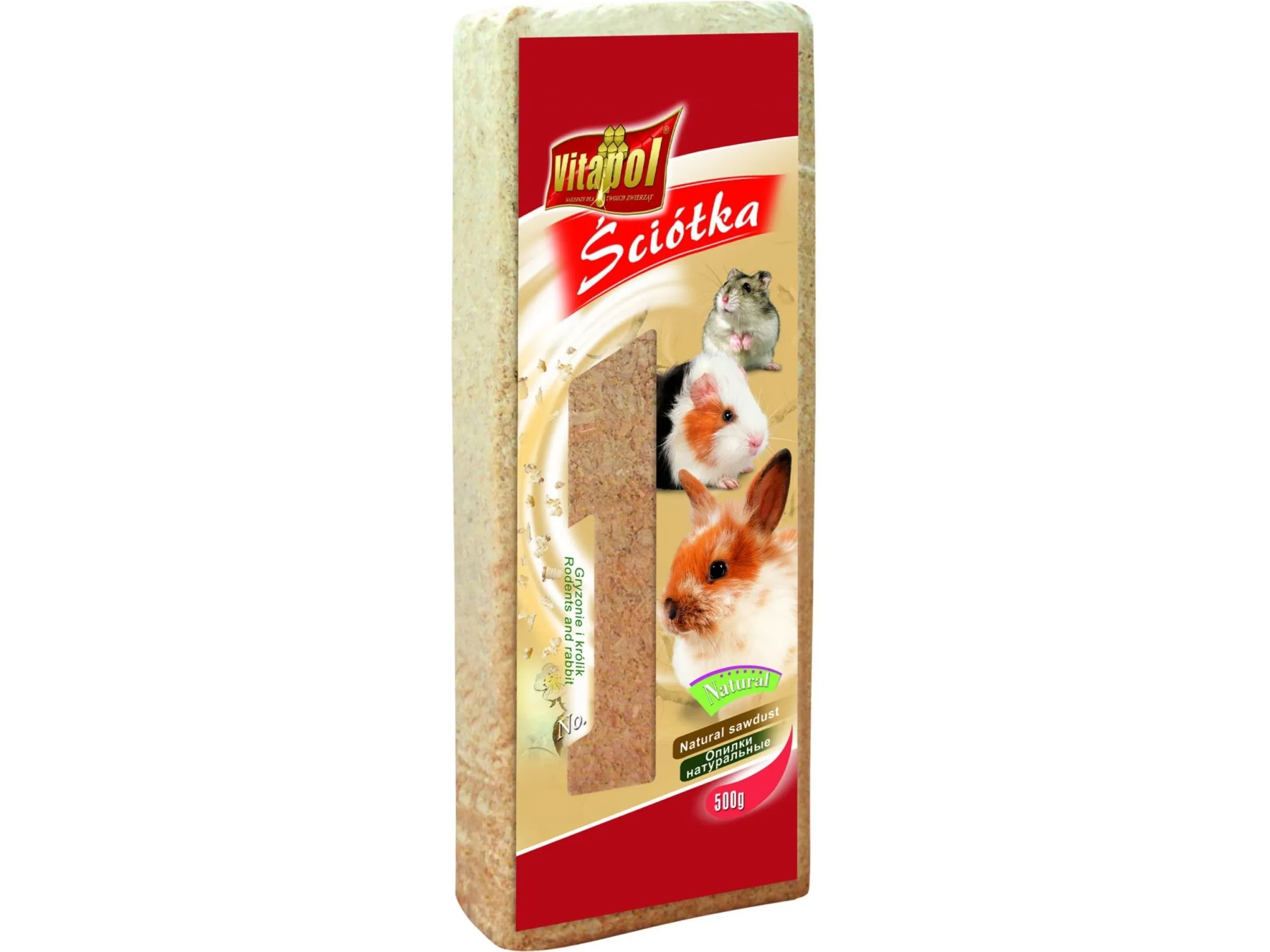 Vitapol ZVP-1053, 15 L, Savsmuld, Træ, Gerbil, Hamster, Mus, Kanin, Rotte, 1,1 kg, 1,1 kg