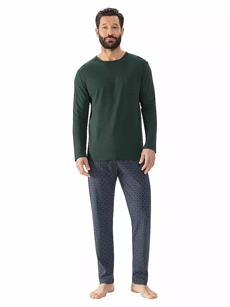 MEY Pyjama  dunkelblau