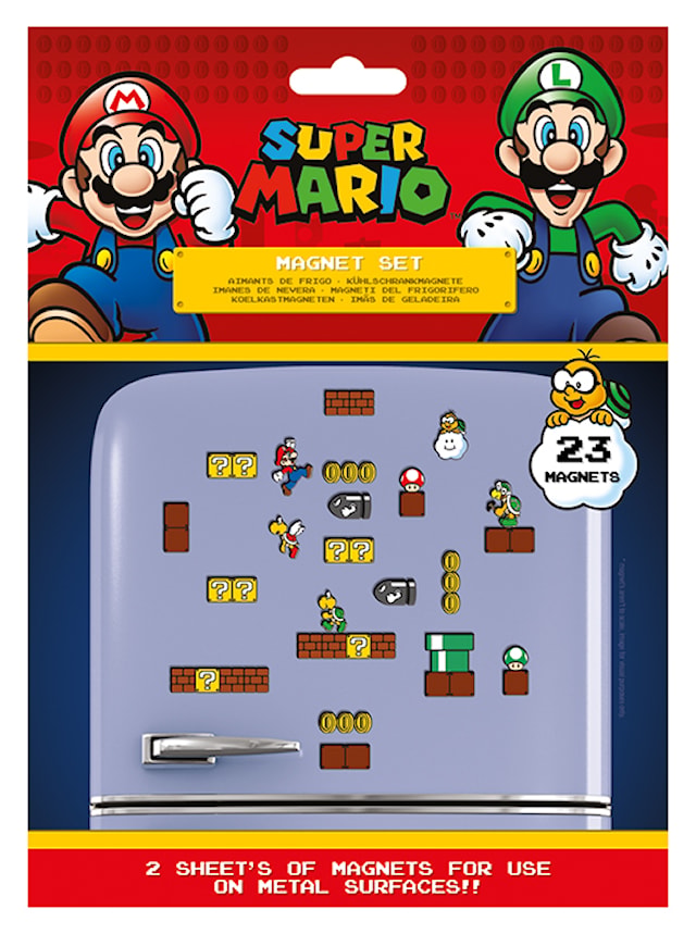 Kjøleskapsmagneter Super Mario