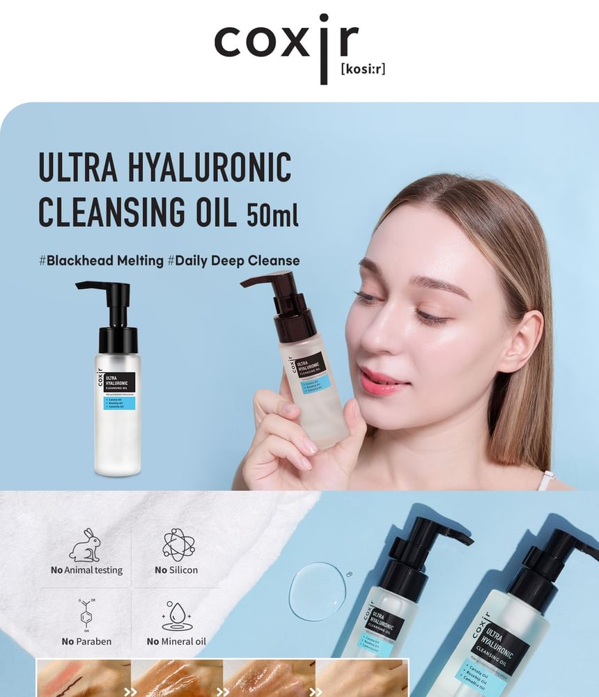 coxir - Ultra Hyaluronic Cleansing Oil Proefversie