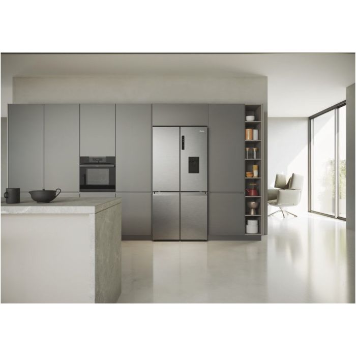 Haier Side-by-Side Multi Door CUBE 90 SERIE 5 HCR5919EHMP Platinum Inox - Interner Wassertank