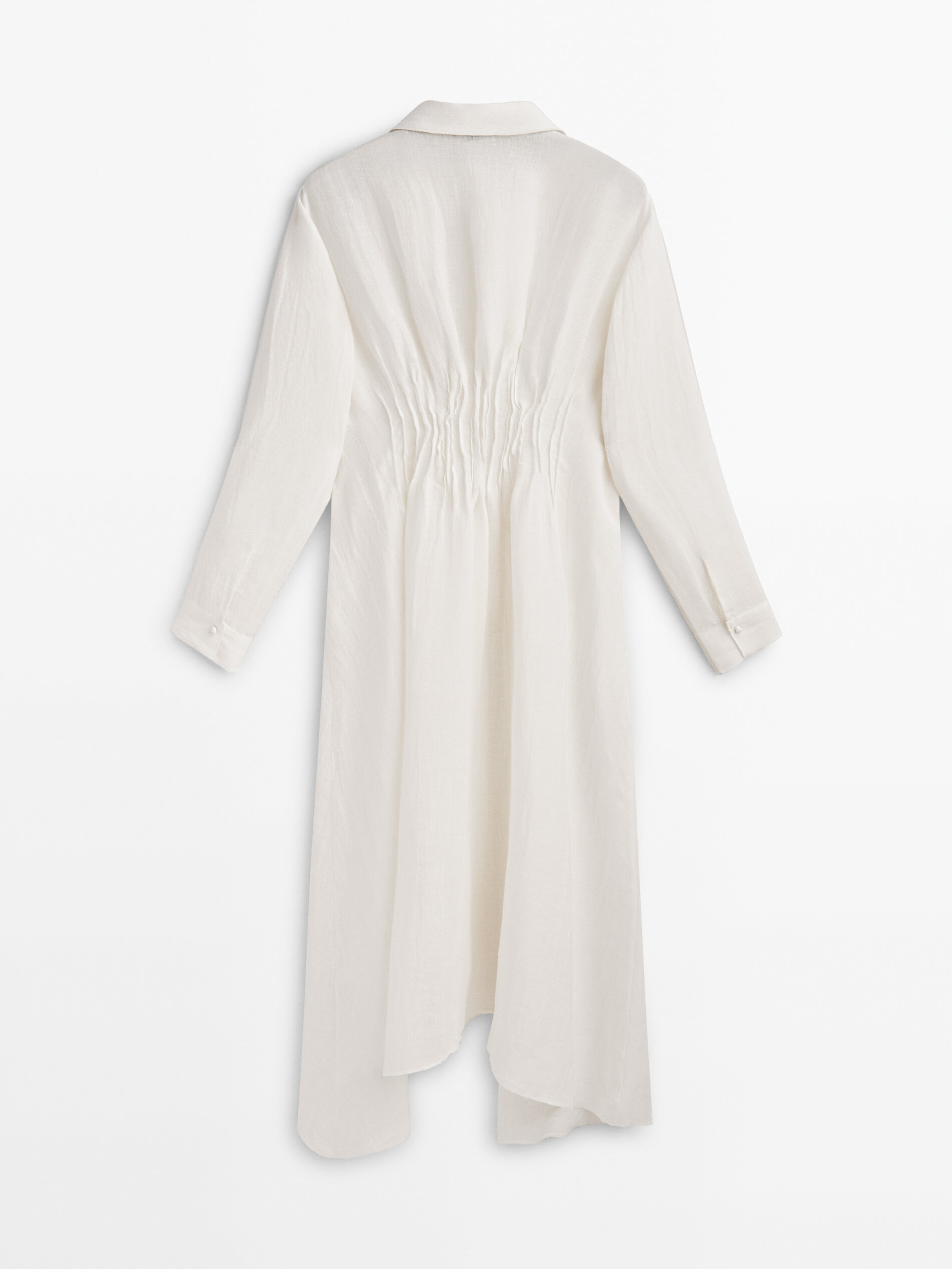Blusa plissada de edição limitada - CRUDO