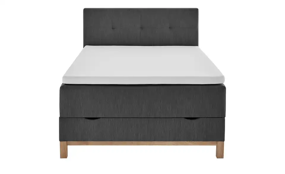 Boxspringbett Catania Anthrazit 120 cm