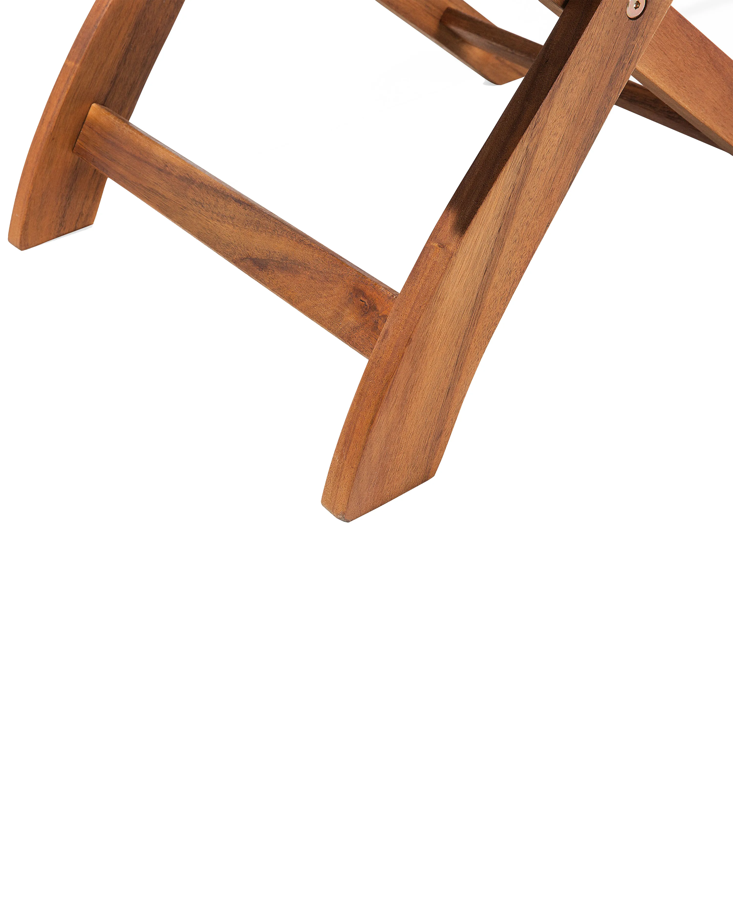 Set van 2 stoelen met zitkussen CENTO Acaciahout Bruin