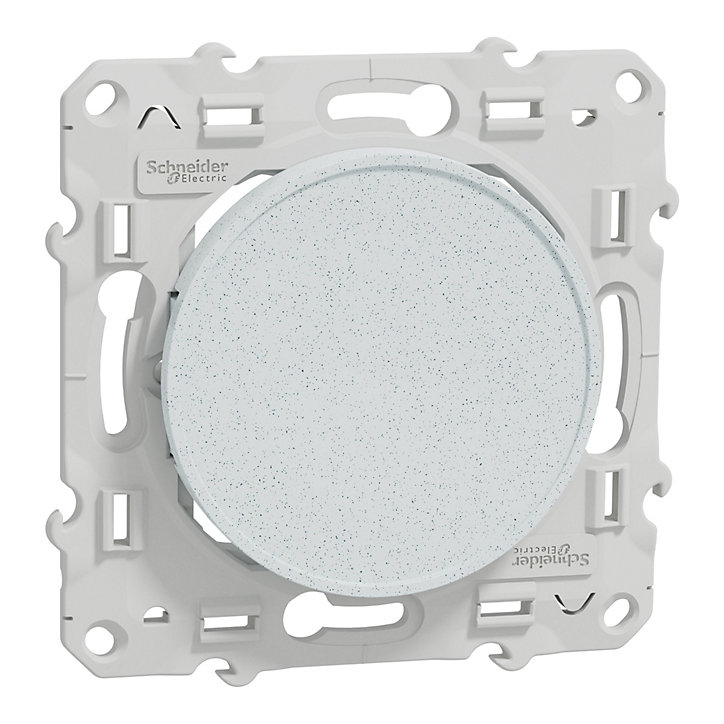 Obturateur fixation par vis Odace recyclé Schneider Electric blanc