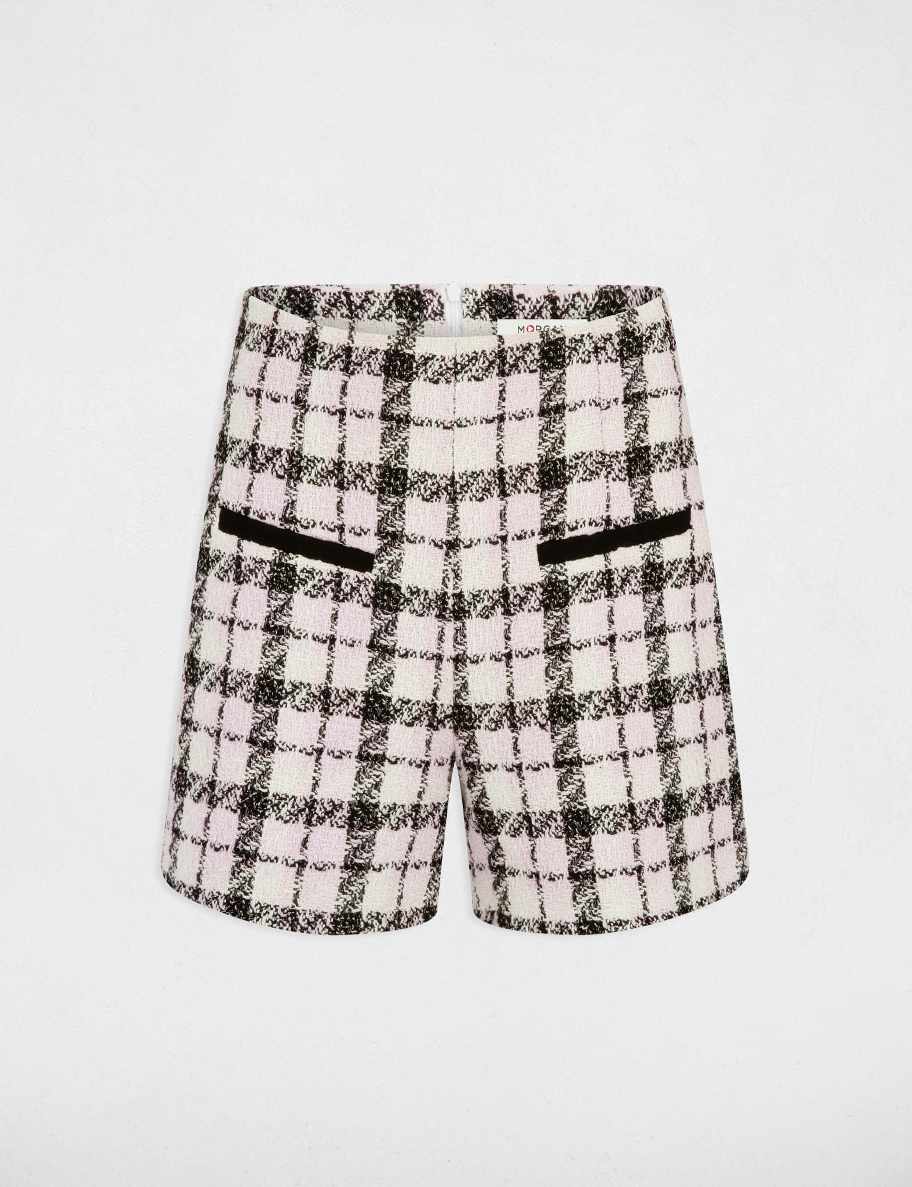 Short droit à carreaux multico femme - multico