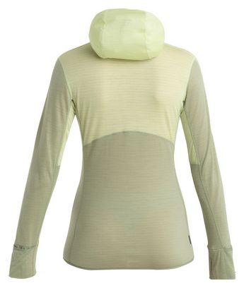Polaire Femme Icebreaker Merinos 200 Realfleece Descender Vert