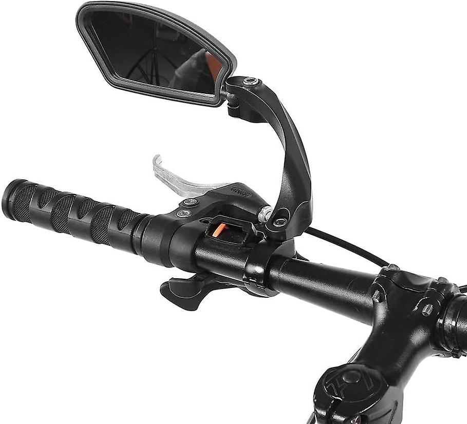 (13cm) Universal Fahrrad Velo Lenker Rückspiegel (Links) - Schwarz