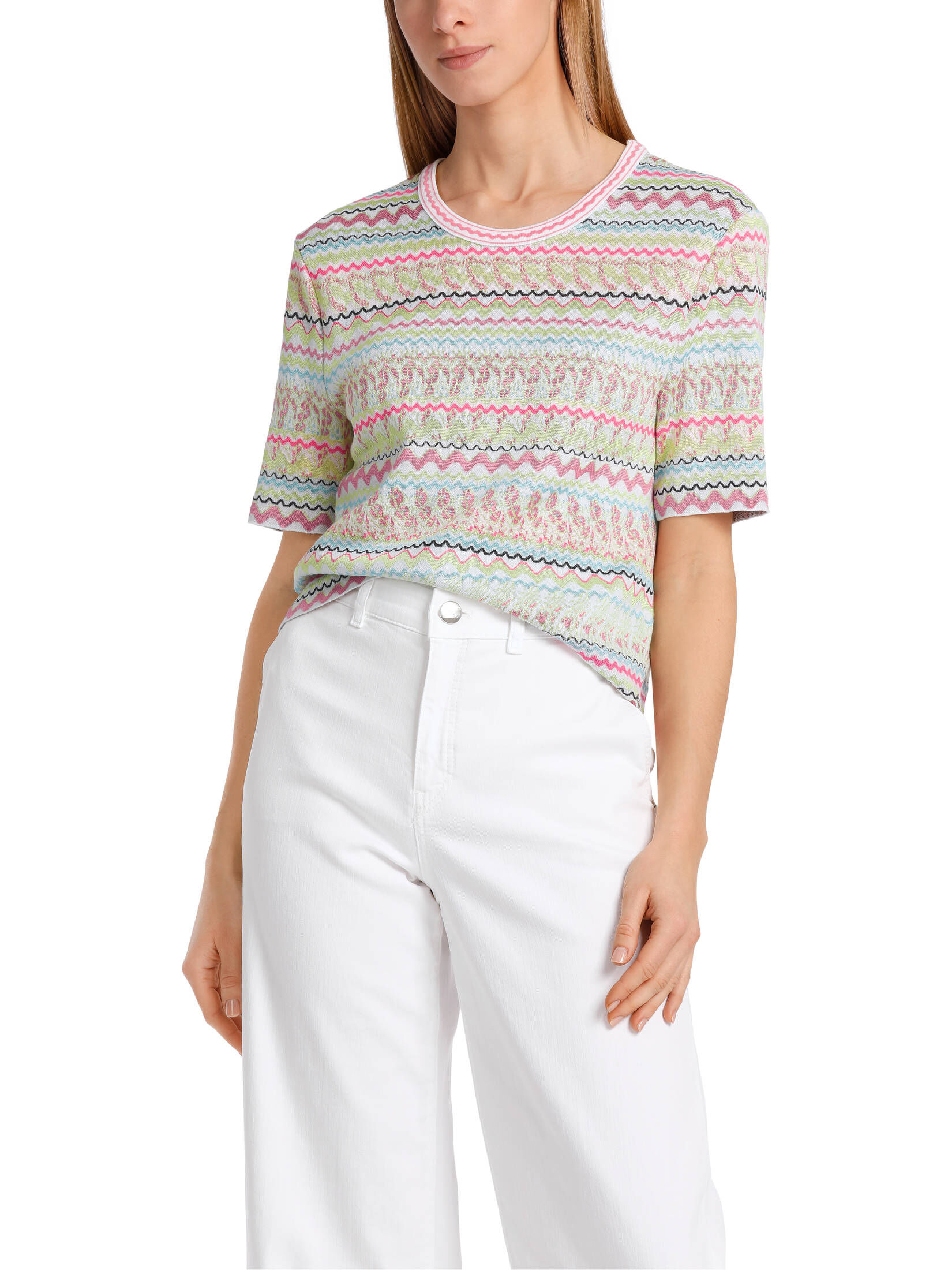 Marc Cain| Damen Strickpullover Kurzarm