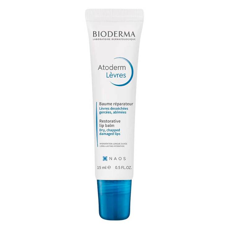 Bioderma Atoderm Levres Baume Lippenbalsam für risssige und sehr trockene Lippen, 15 ml