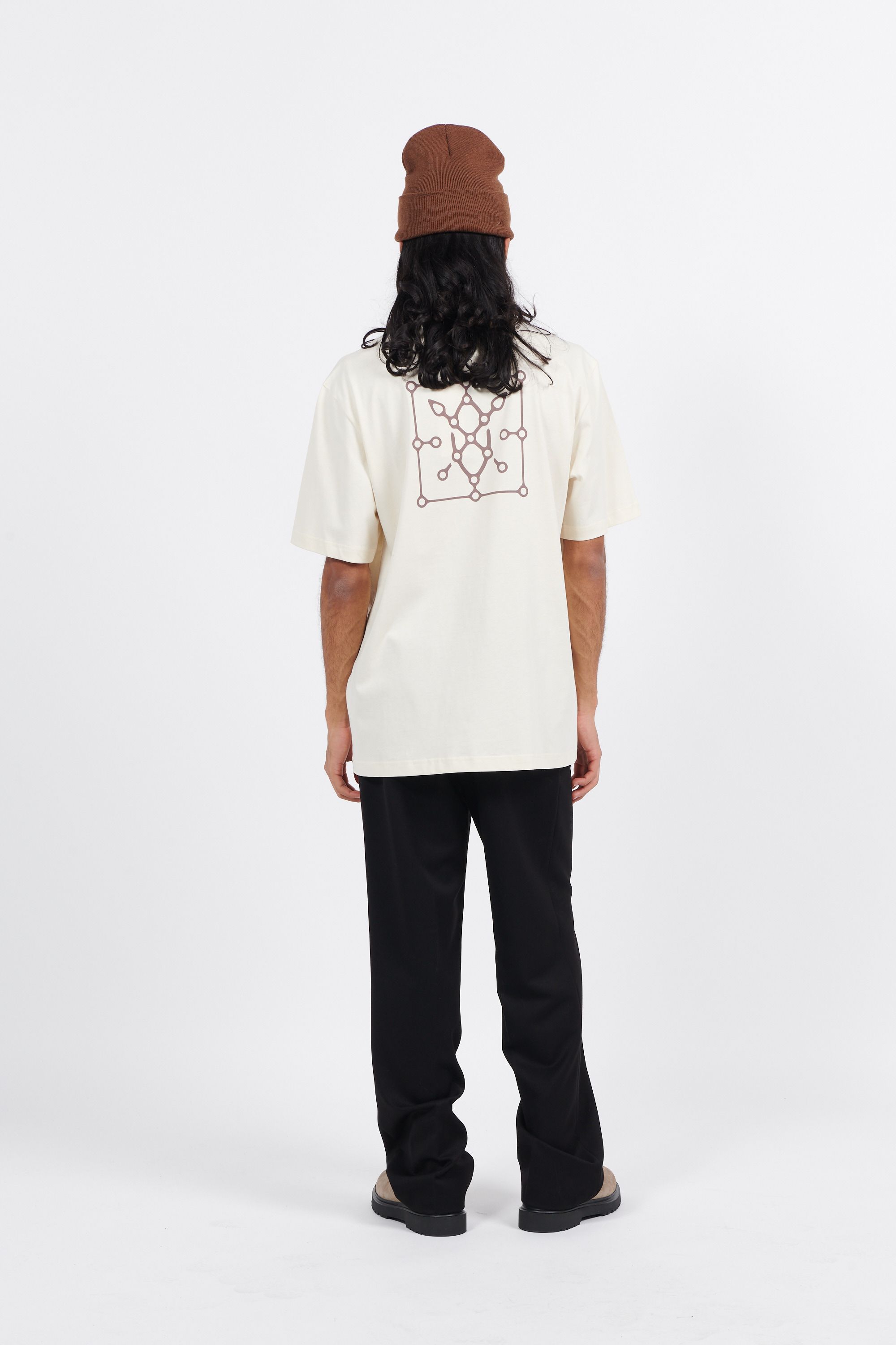 Daily Paper t-shirt raysan ss t-shirt Beige