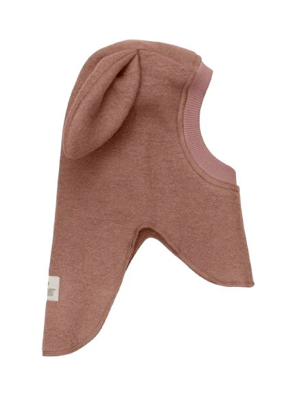 Huttelihut Balaclava Ears Wool 460194 4435 withered rose