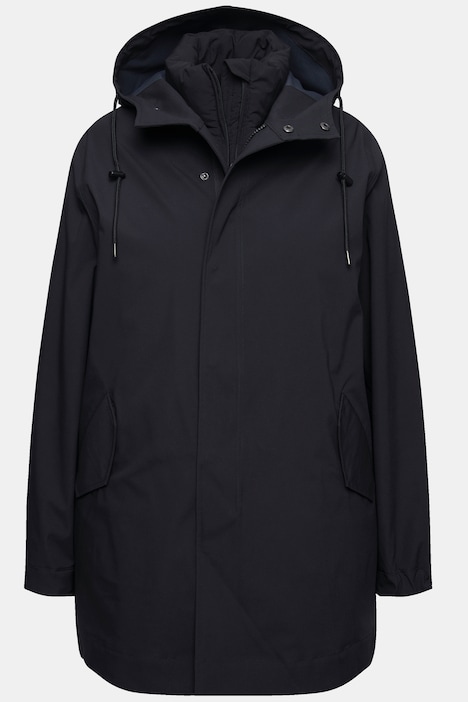 HYPRAR 3-in1-Funktionsjacke, A-Linie, Steppweste, Kapuze