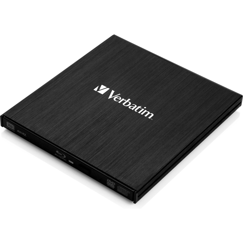 Verbatim External Slimline lecteur de disques optiques Blu-Ray RW Noir