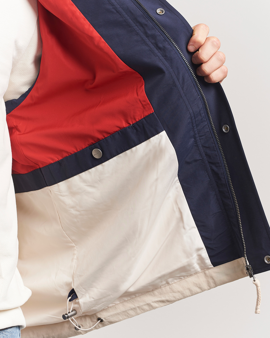 GANT Blocked Windshielder Jacket Classic Blue