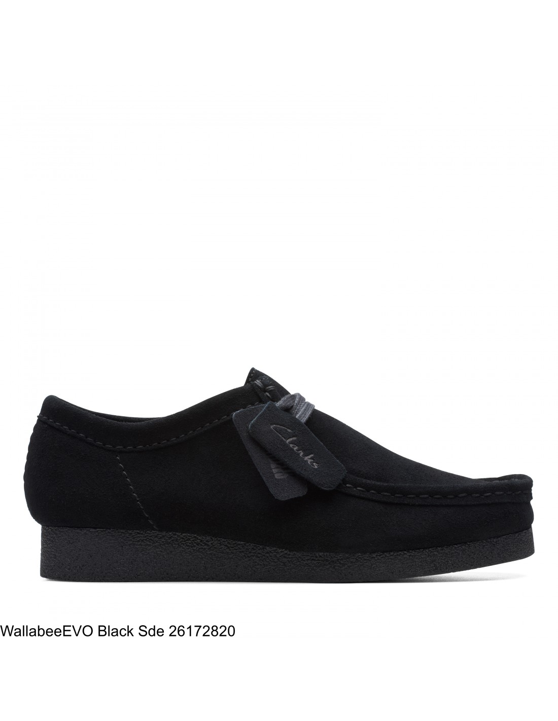 clarks Derbies femme wallabee evosh black sde