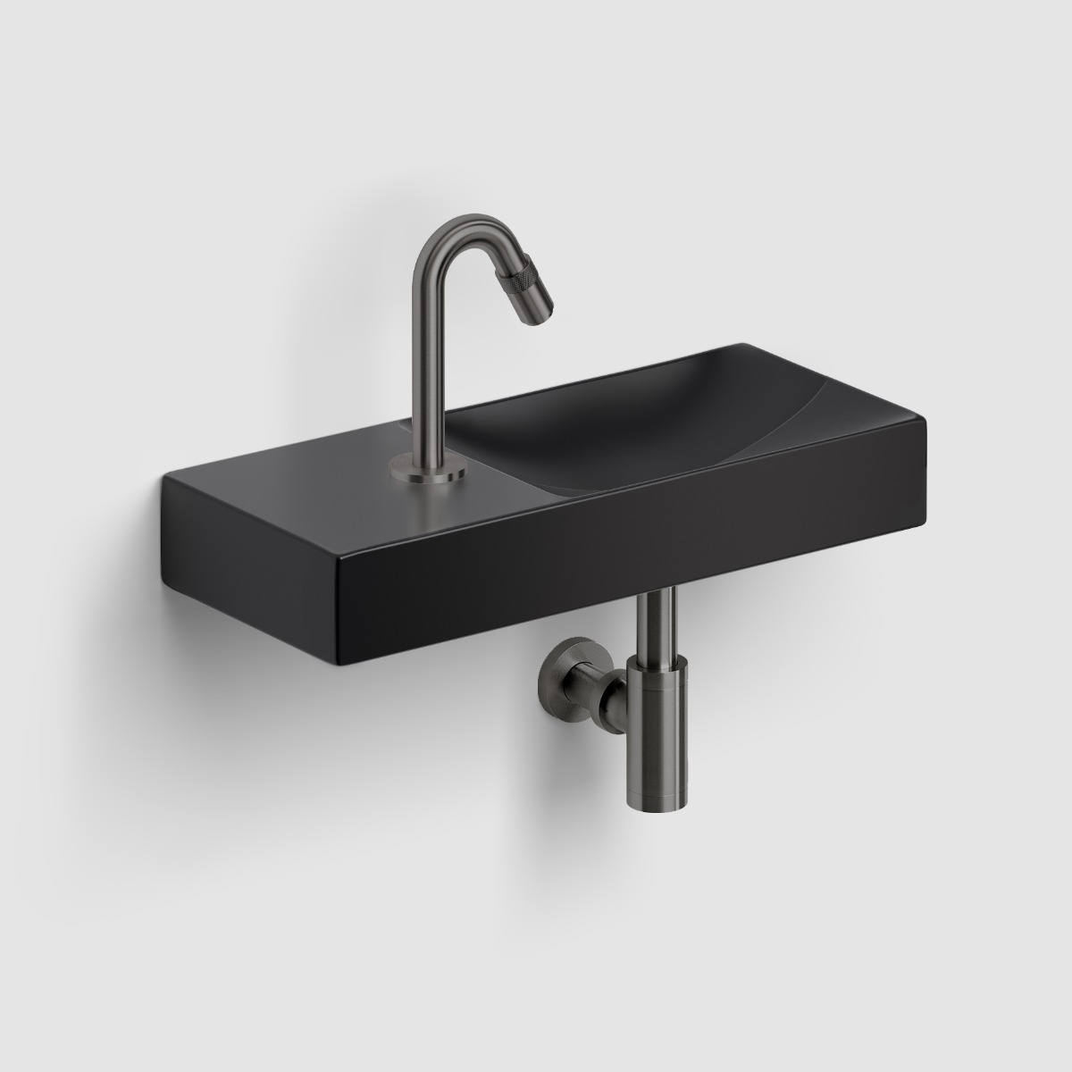Clou Freddo 9 fonteinkraan gunmetal geborsteld PVD