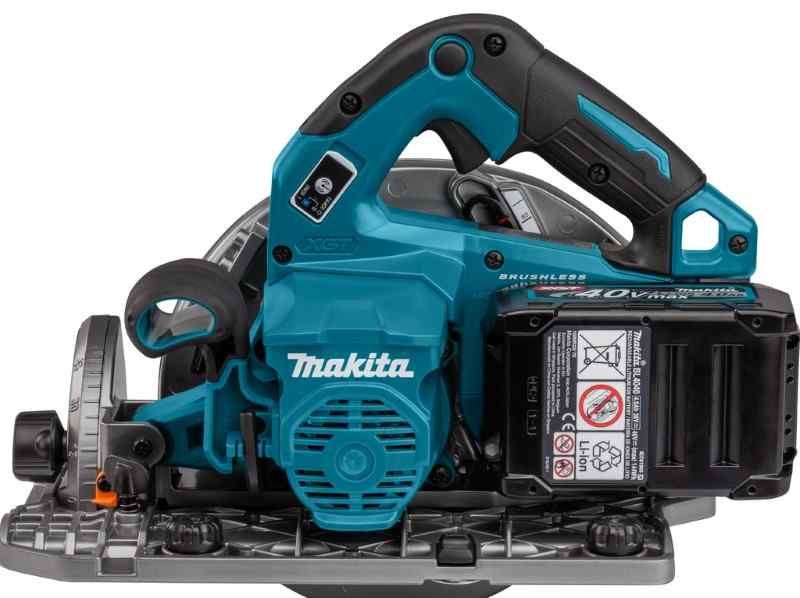 Makita HS004GM202 40V Max Cirkelzaag 190 mm 4,0 ah accu (2 st), snellader, aws zender, in Mbox