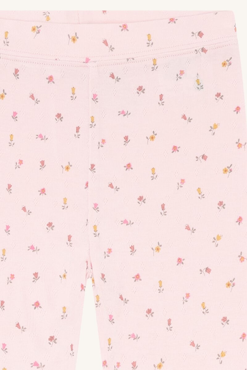 Ludo Leggings Flowers chalk pink - Hust & Claire - Rumpetroll