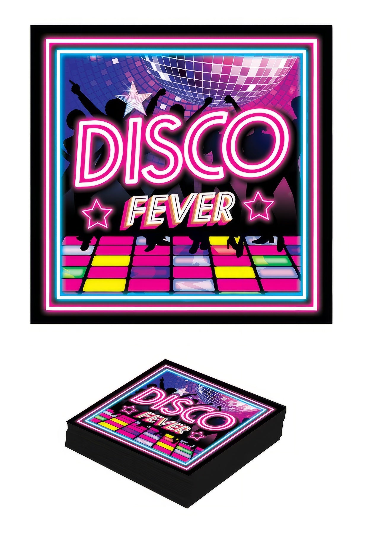 Disco 70S Servetten 33cm 12st