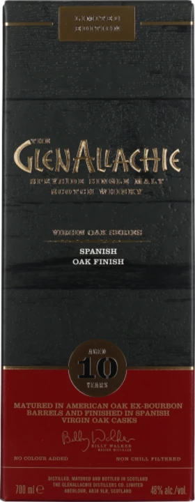 GLENALLACHIE 10 YEARS SPANISH VIRGIN OAK 70CL