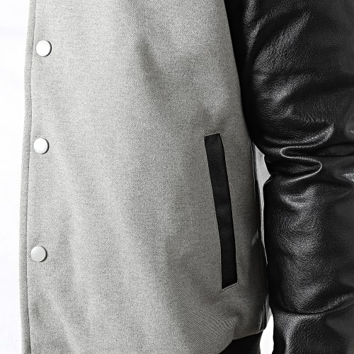 Veste 3124 Gris Chiné Noir