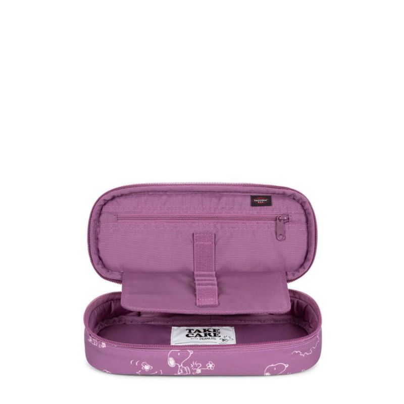 Trousse scolaire Oval Single 22 cm Peanuts Pink